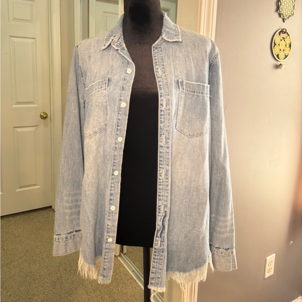Lucky Brand Light Blue Button Down Shirt